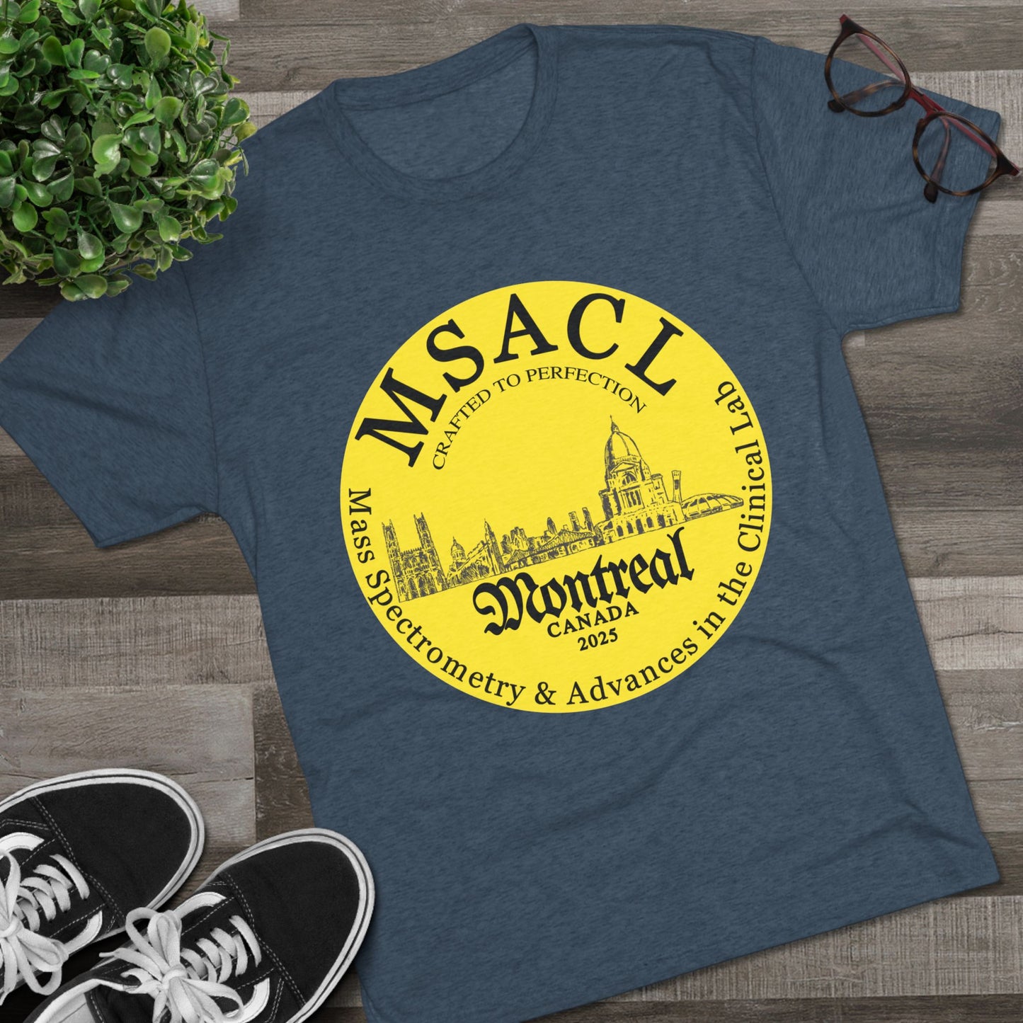 MSACL 2025 Montreal "Perfectly Crafted"  Unisex Tri-Blend Crew Tee