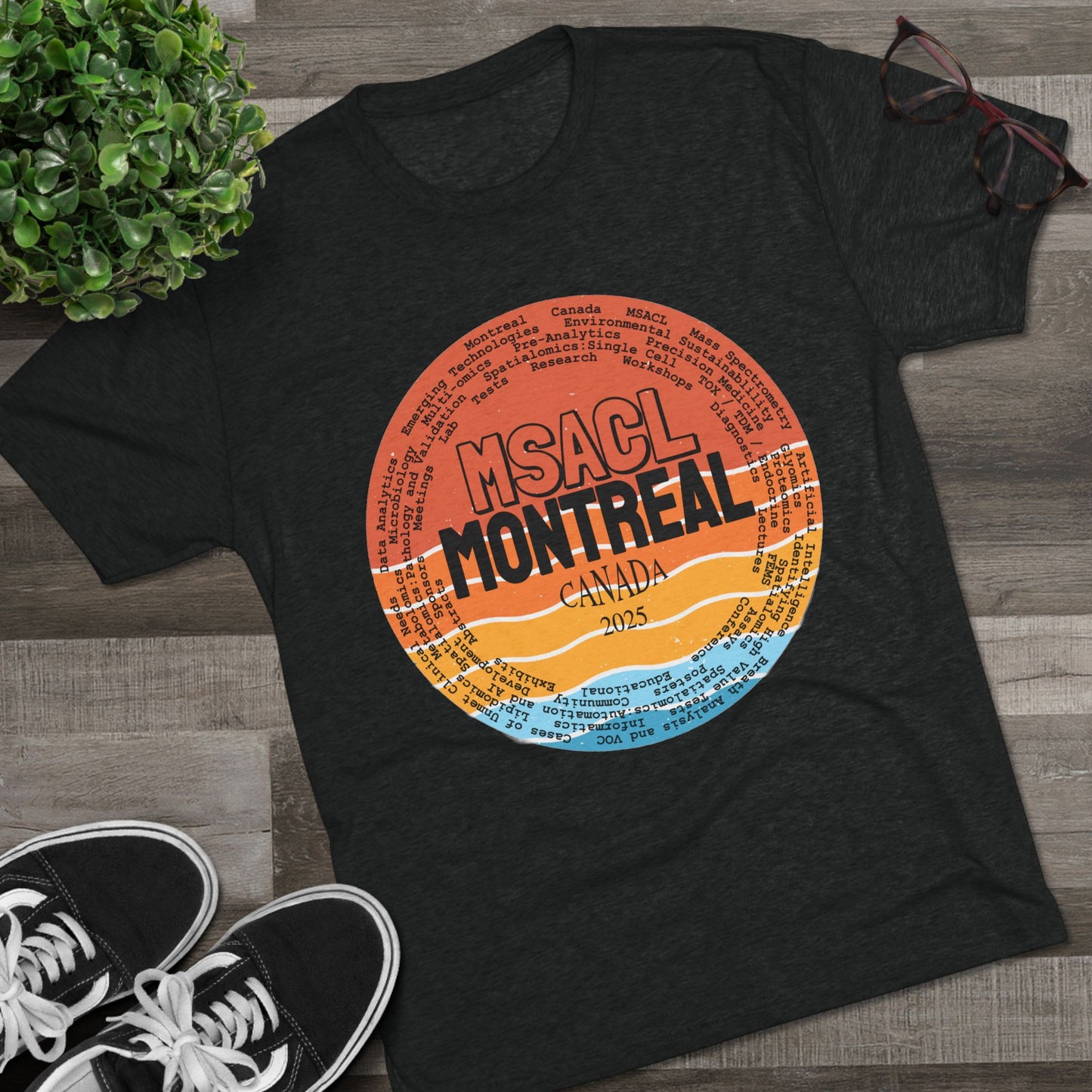 MSACL 2025 Montreal "Sunset" Unisex Tri-Blend Crew Tee