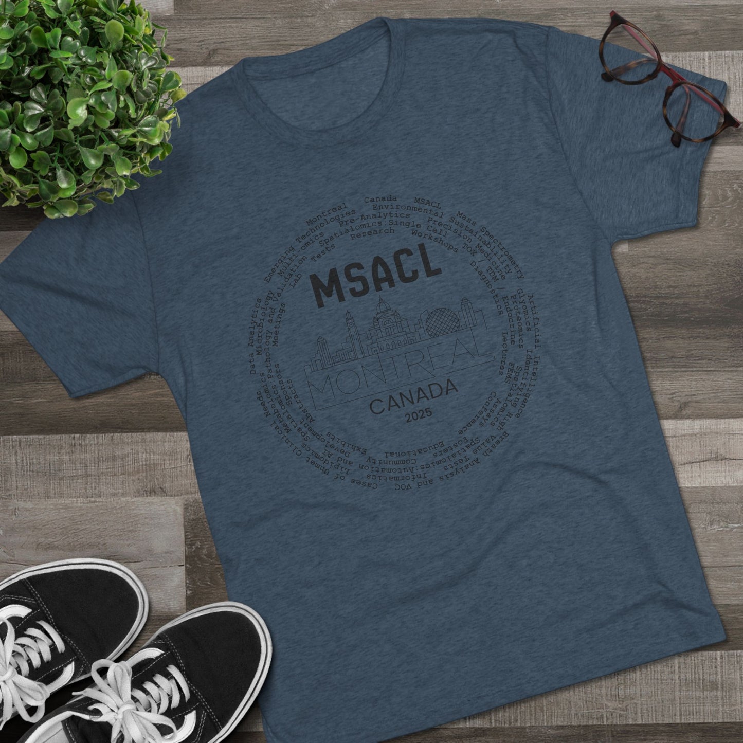 MSACL 2025 "Skyline" Unisex Tri-Blend Crew Tee