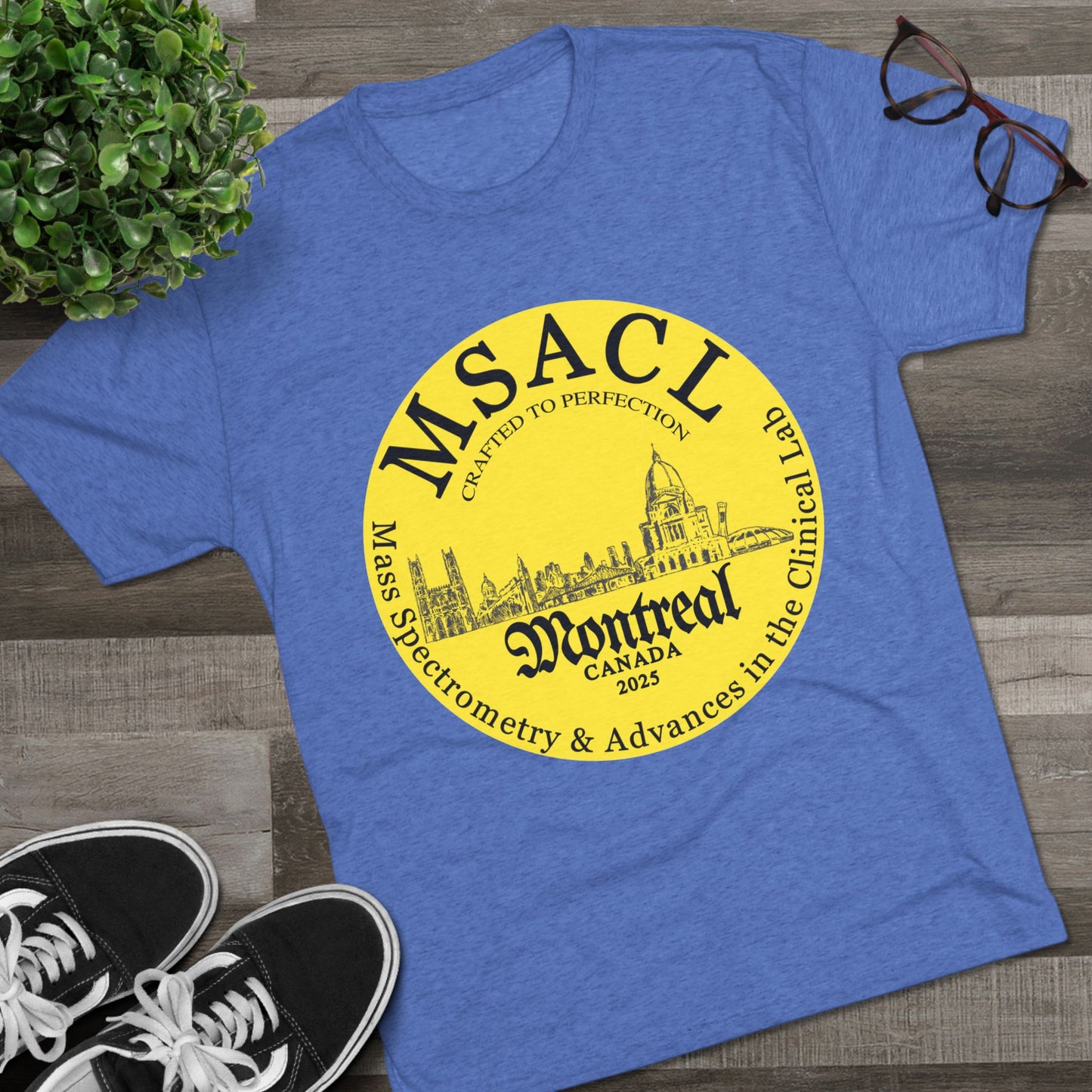 MSACL 2025 Montreal "Perfectly Crafted"  Unisex Tri-Blend Crew Tee