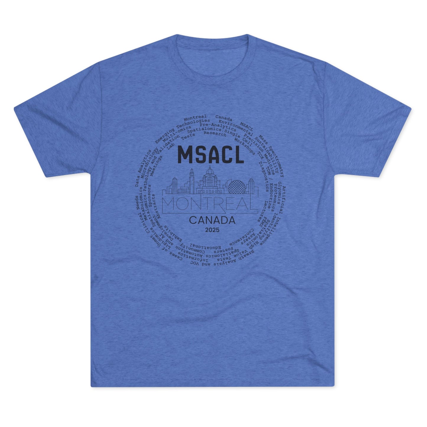 MSACL 2025 "Skyline" Unisex Tri-Blend Crew Tee