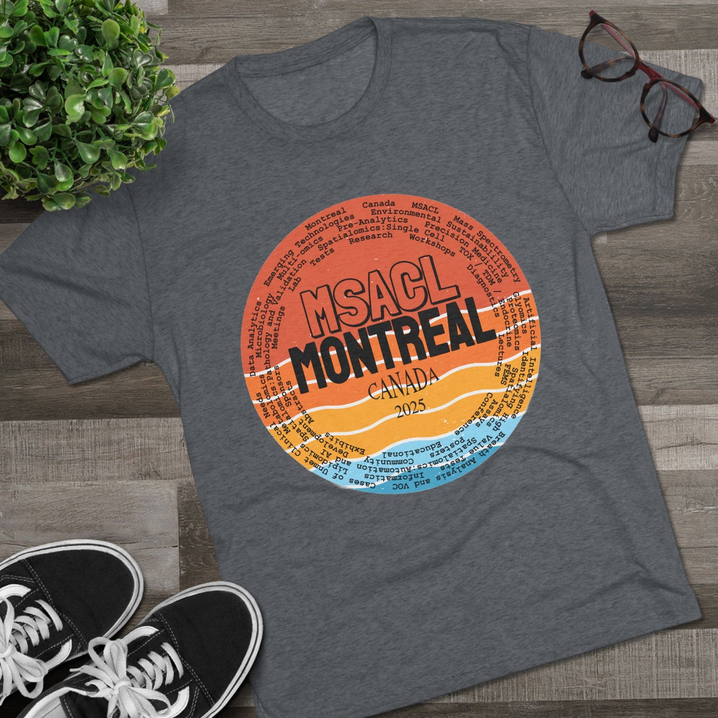 MSACL 2025 Montreal "Sunset" Unisex Tri-Blend Crew Tee