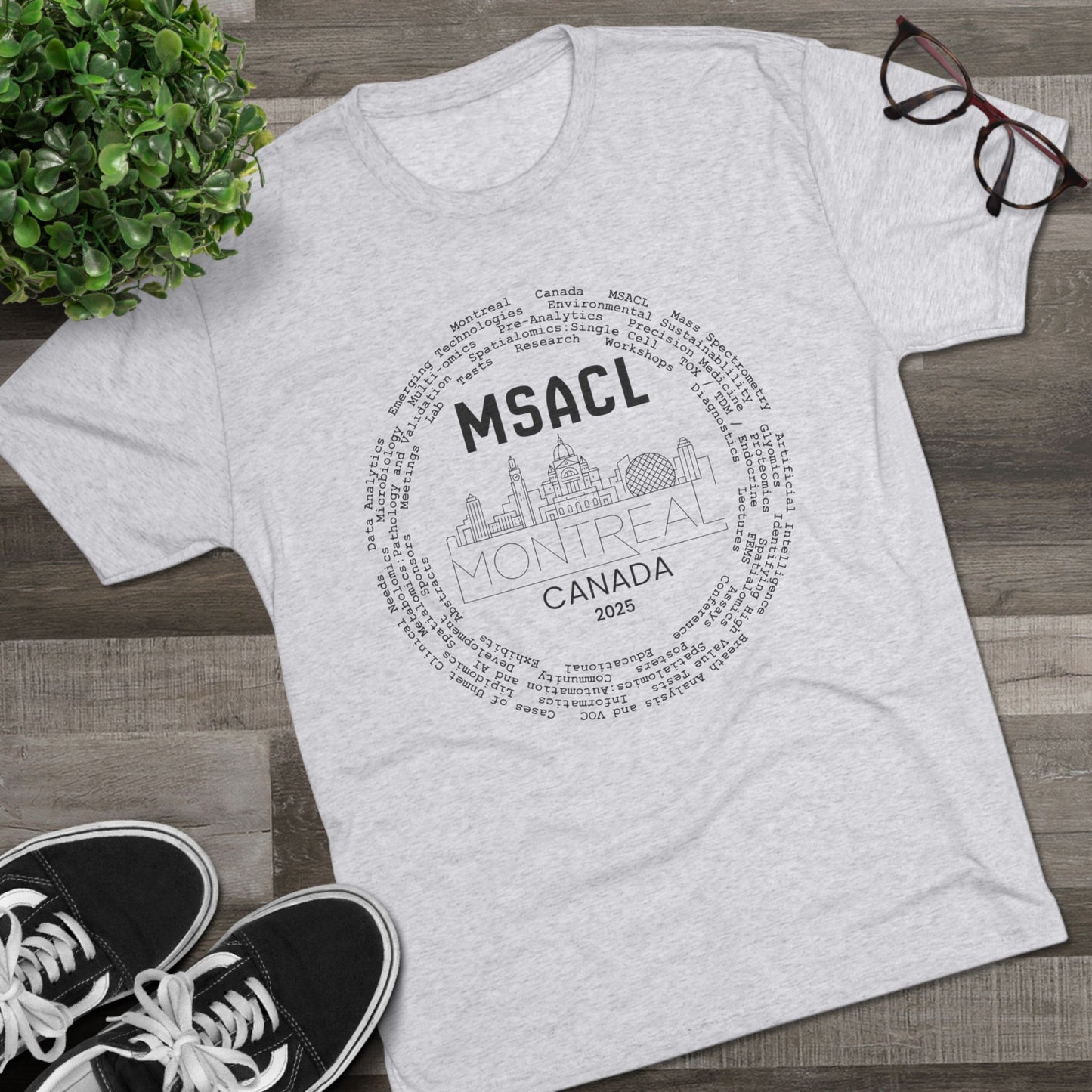 MSACL 2025 "Skyline" Unisex Tri-Blend Crew Tee