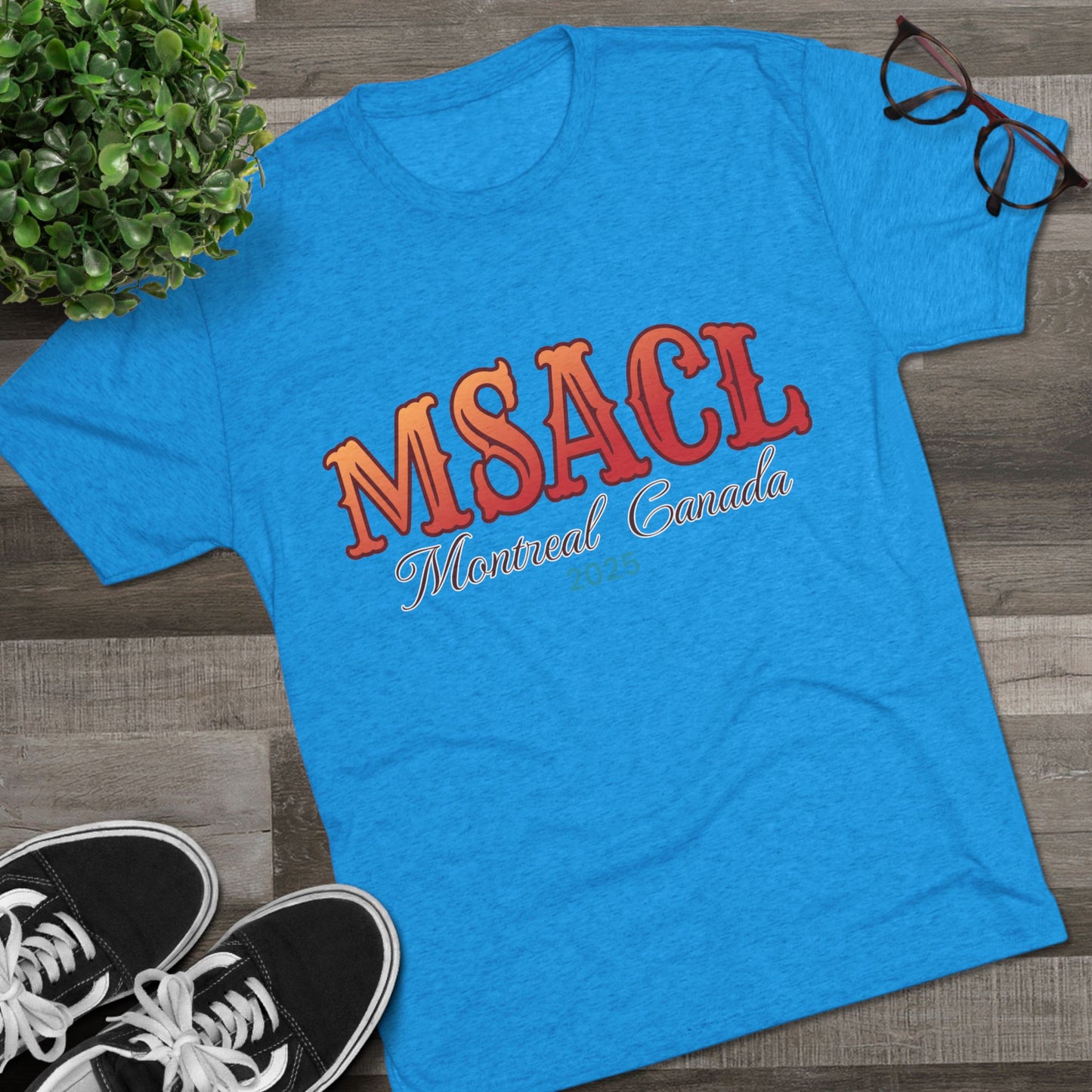 MSACL 2025 Montreal "Circus" Unisex Tri-Blend Crew Tee